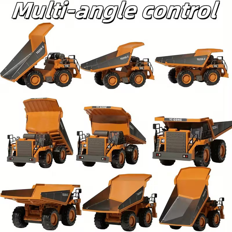 Controlled Dump Truck Featuring Lights And Sounds