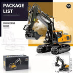 Bulldozer/Excavator Construction Vehicle with Alloy Metal Body