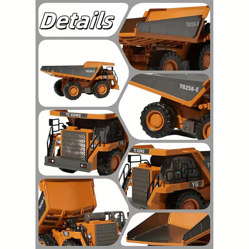 Controlled Dump Truck Featuring Lights And Sounds