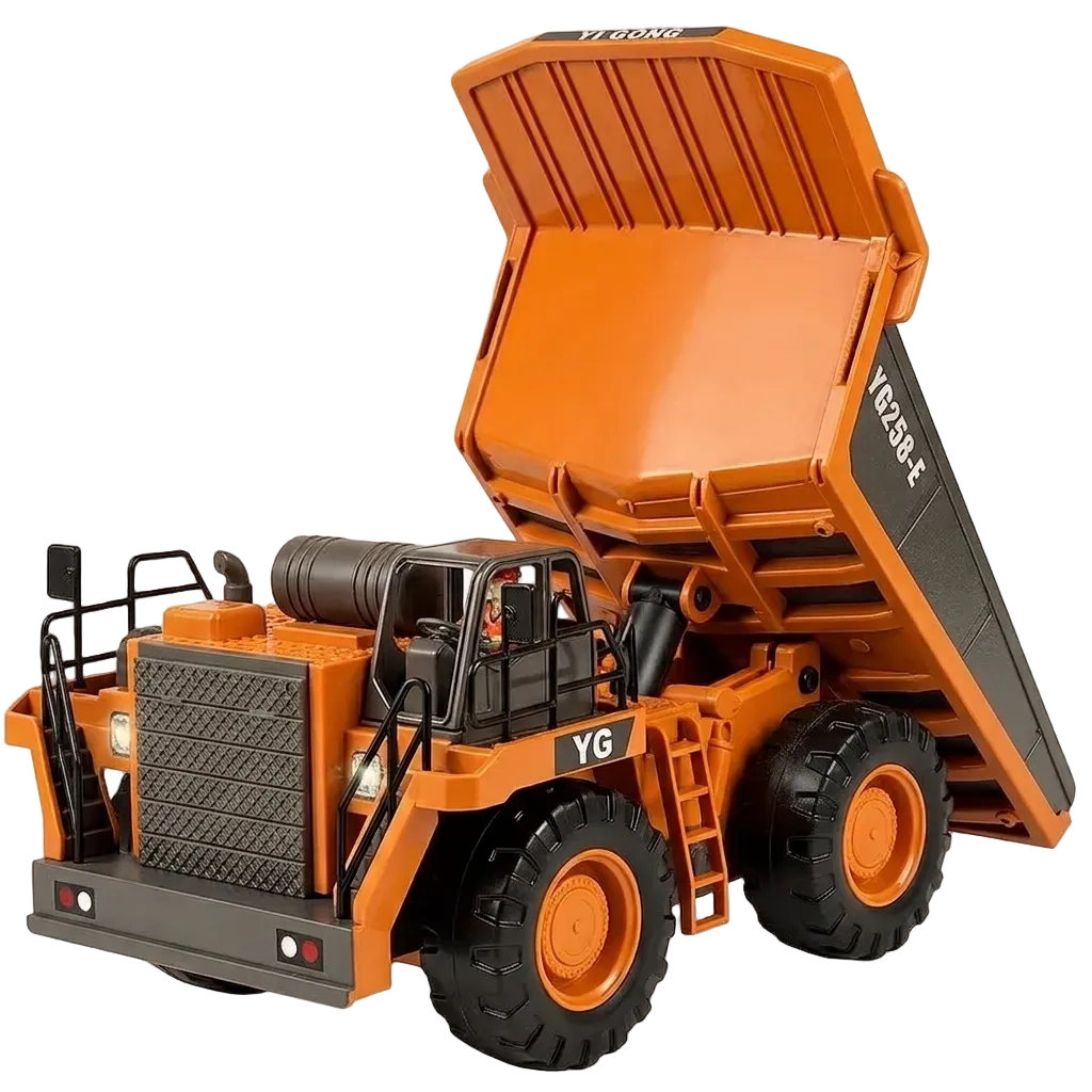 Controlled Dump Truck Featuring Lights And Sounds