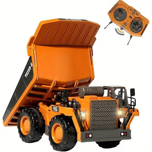 Controlled Dump Truck Featuring Lights And Sounds