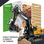 Bulldozer/Excavator Construction Vehicle with Alloy Metal Body